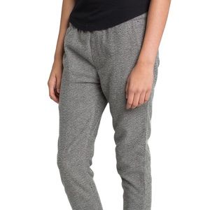 Baldwin Denim Textured cotton gray sweat joggers